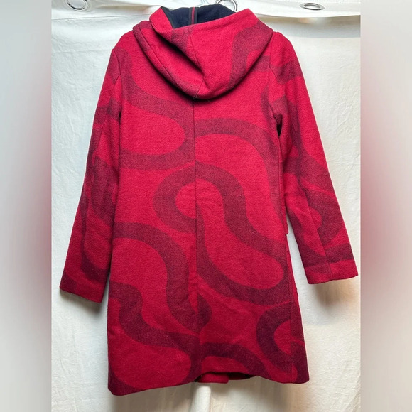 Desigual woolblend Trench Coat sz 38 or Small - Picture 4 of 10